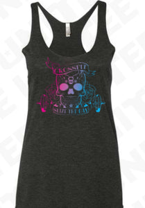 Pink/Blue CFSD Skull Logo Tees/Tanks/Hoodies - Mens & Ladies