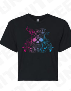 Pink/Blue CFSD Skull Logo Tees/Tanks/Hoodies - Mens & Ladies